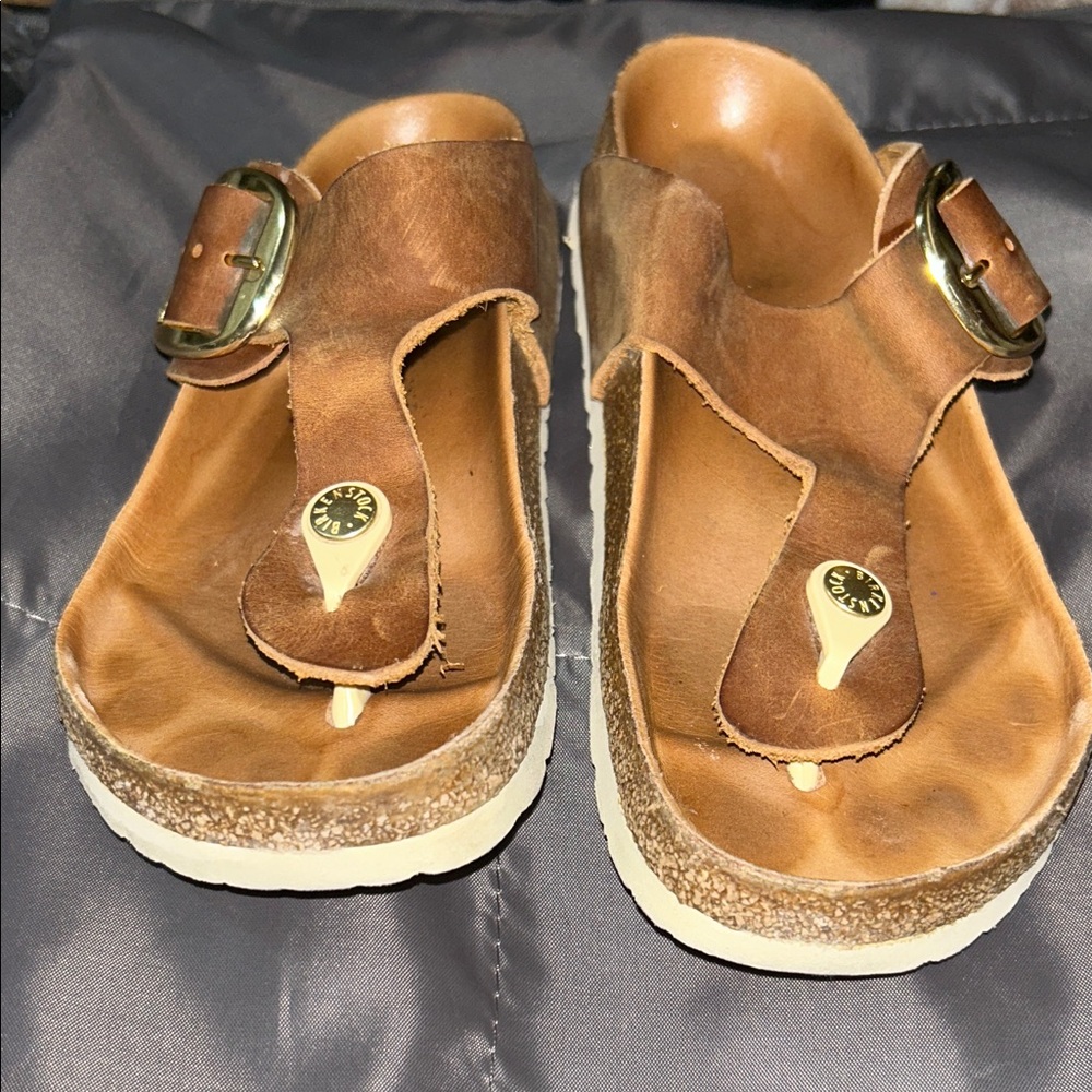Birkenstock Brown Leather Sandals